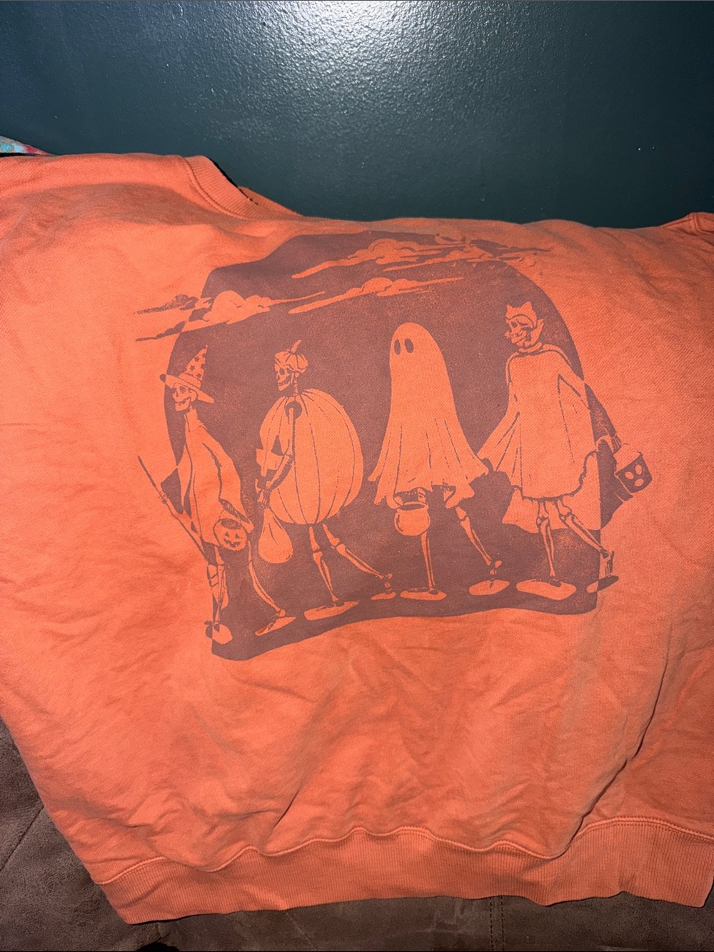 American Eagle Outfitters Bold Orange Sweatshirt - Picture 2 of 5
